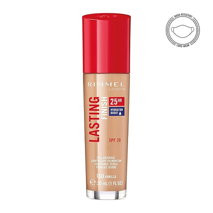 Rimmel London Lasting Finish 25 Hour Foundation - Vanilla, 30 ml (1 fl.oz)