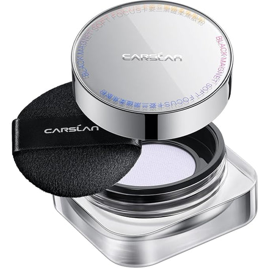 Soft Focus Loose Setting Powder, Lightweight, Matte, Oil Control, Shine Free, Talc-Free Face Powder Makeup, 24H Longwear Finishing Powder, 03 Blue Purple For Sensitive