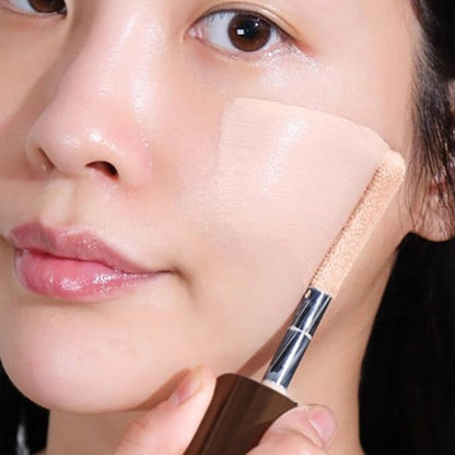 [Makeheal] 1.P.L Foundaiser Foundation SPF 20 PA++, 24 Hours Power-Lasting Coverage, Large Wand Applicator, Dual-Function Foundation, Perfect Blemish Coverage (23N - Reve Light)