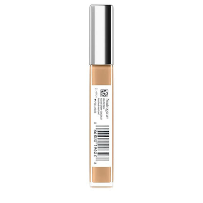 Neutrogena Healthy Skin Radiant Brightening Cream Concealer with Peptides & Vitamin E Antioxidant, Lightweight Perfecting Concealer Cream, Non-Comedogenic, Hazelnut Medium 01 warm undertones, 0.24 oz