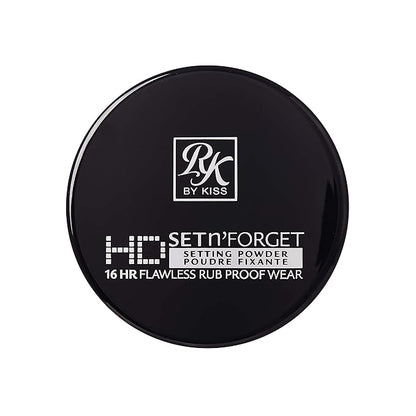 Ruby Kisses Loose Setting Powder 0.4oz, Weightless, Smooths, Mattifying Finish and Shine Control, Pure Silica Mineral Powder (Earth)