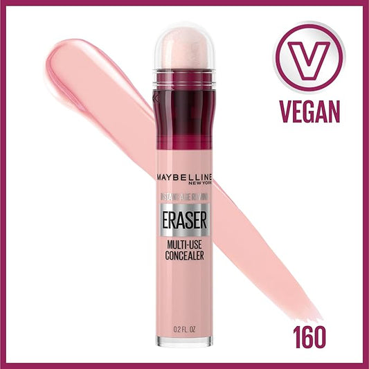 Maybelline Instant Age Rewind Eraser Dark Circles Treatment Multi-Use Concealer, 160, 1 Count (Packaging May Vary)