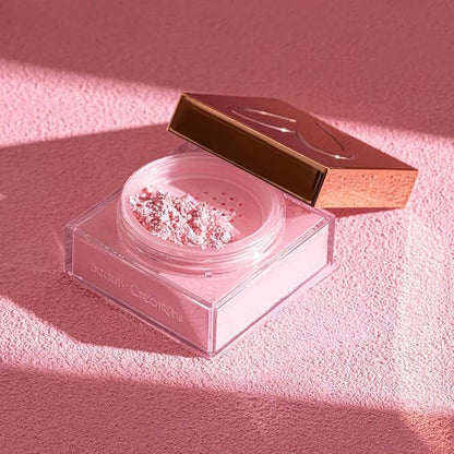 “Pink Cloud” | Loose Setting Powder Minimizes Pores and Fine Lines Matte Finish Natural Face Makeup, 1.88 Pound (Pack of 1)