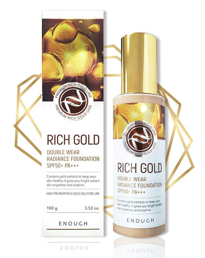 Enough Rich Gold, Double Wear Radiance Foundation SPF 50+ PA+++, #13, 3.53 oz (100 g)