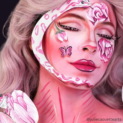 Mehron Makeup Liquid Makeup | Face Paint and Body Paint Perfect for Halloween, Cosplay I Air Brush Compatible 4.5 oz (133 ml) (PINK)