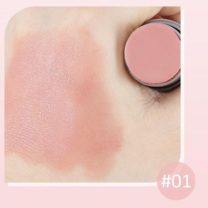 Boobeen Double-Head Cream Blush Stick - Lightweight Long-Lasting Color Natural Makeup Stick for Cheek, Lip and Eye - Dewy Finish for All Skin Tones