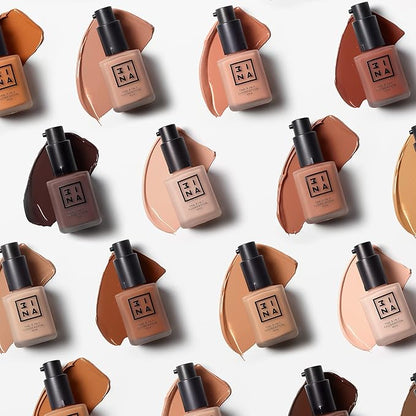 3INA The 3-In-1 Foundation 221 - Vegan Formula - Combination Of Primer, Concealer And Foundation - Medium Coverage - Natural Finish - Perfect For Covering Lines And Blemishes - Long Lasting - 1.01 Oz