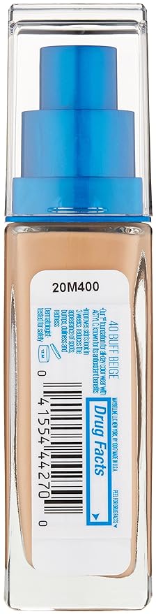 Maybelline New York Superstay Better Skin Foundation, Buff Beige, 1 Fluid Ounce