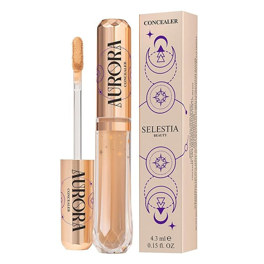 Under Eye Concealer for Dark Circles – Blendable & Long-Lasting Makeup Сoncealer – Seamless Finish – 0.15 Fl Oz (Caramel)
