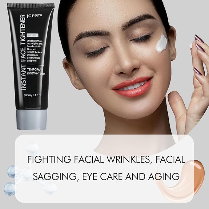 Face Tightener Instant Skin Tightener, No-Filter Primer, Instant Tightener No-Filter Primer Tightener Makeup, Blurring Face Primer for All Skin Types