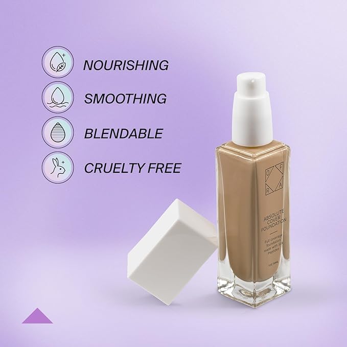 Absolute Cover Foundation #7 | Liquid Medium Coverage Foundation with Natural FInish | Oil-Free Face Makeup | Medium Tan Shade with Neutral Undertone | 1oz/30ml