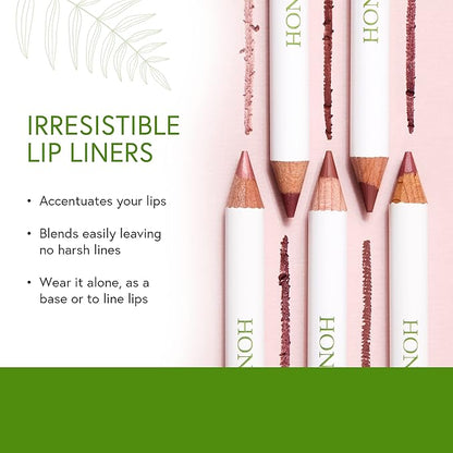 Honeybee Gardens Lip Liner + Lipstick Bundle, Calliope & Island Spice