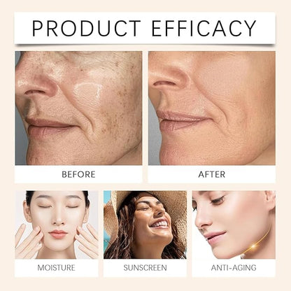 4 in 1 Coolord Color Changing Foundation - Medium Spectrum, Full Coverage Concealer with SPF 50+, Longwearing and Waterproof