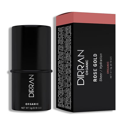 3 in 1 Natural Ingredient 90% Organic Blusher Stick For Lips, Eyes, & Cheeks, Hydration And Natural Beauty Apply directly And Blend With Fingertips, Small Enough to Carry (ROSE GOLD)