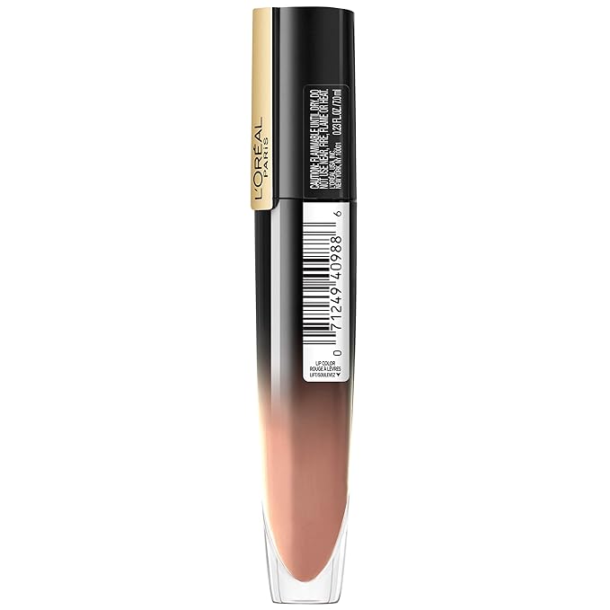 L'Oreal Paris Brilliant Signature Shiny Lip Stain Lipstick, Be Determined 0.21 Fl Oz.