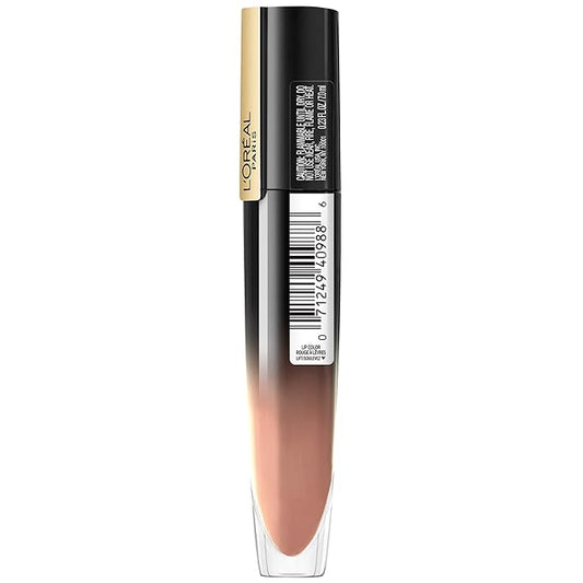 L'Oreal Paris Brilliant Signature Shiny Lip Stain Lipstick, Be Determined 0.21 Fl Oz.