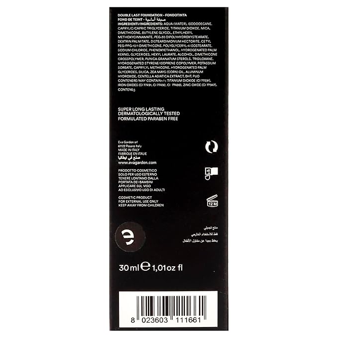 Double Last Foundation - Provides Flawless Coverage with Creamy, Liquid Texture - Protects Skin All Day Long - Offers Incredible Natural and Luminous Finish - 166 Bisque Rose - 1.01 oz