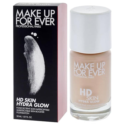 HD Skin Hydra Glow - 1R02 Cool Alabaster by Make Up For Ever for Women - 1 oz Foundation