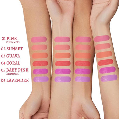 UCANBE Liquid Matte Blush Makeup for Cheeks, Highly Pigmented, Long Lasting, Anti-scratch, Natural-Looking, Daily Use Makeup Blush Suitable for Women Girls(03 Guava)