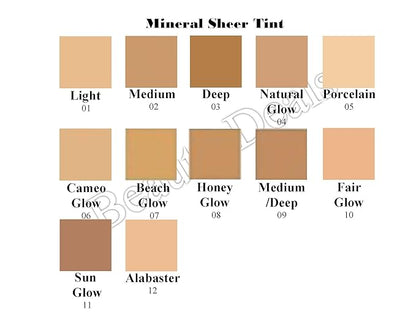 Beauty Deals Mineral Sheer Tint SPF 20 Tinted Moisturizer (Cameo Glow)