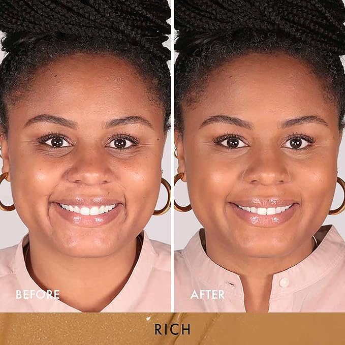 Wander Beauty Dualist Matte and Illuminating Concealer Makeup - Rich - Dual-Ended Matte Concealer Stick + Liquid Concealer - Full Coverage Concealer Brightens, Firms & Hydrates Under Eyes - 0.28 fl oz