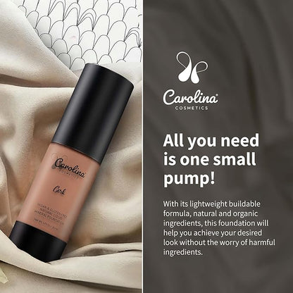 Foundation in Cork Shade Plant-Based - Hydrating, Pore-Minimizing & Buildable Coverage - Vegan, Non-GMO, Paraben-Free - 1oz