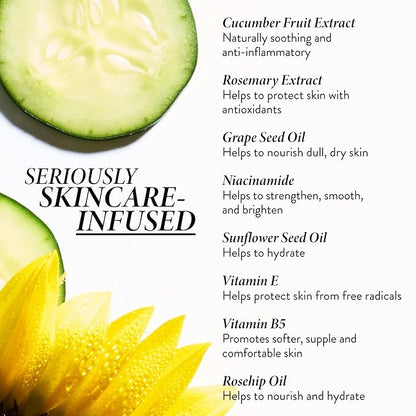 LAURA GELLER Better Than 'Block Skincare-Infused Serum Foundation with SPF 50 Broad Spectrum Protection, Golden Medium + Latex-Free Full Face Makeup Blending Sponge