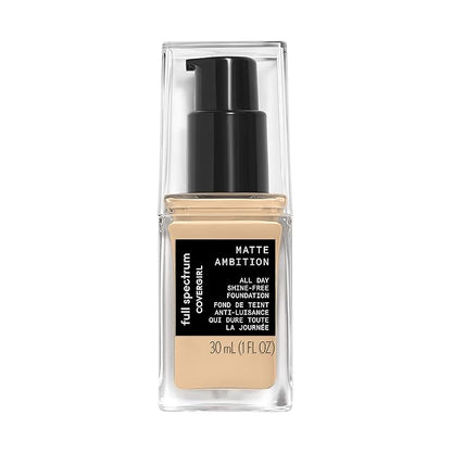 COVERGIRL Matte Ambition, All Day Foundation, Light Neutral 1, 1.01 Ounce