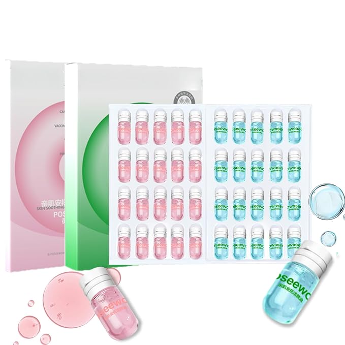 40PCS Mini Clensing Oil for Face, Jojoba & Rose Oil Makeup Remover Travel Size, Lightweight Softening Soothing Gentle for All Skin Types, Individually Packaged Units, 2ml x 20 Capsules