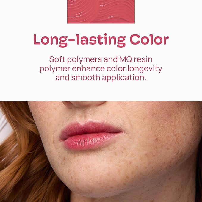 MIXIK Juicy Lip Tint, Hydrating Water-Based Lip Stain and Gloss that feels light and fresh for Dewy and Radiant lips, Formulated with Blue Agave Extract for long lasting Moisturizing (Pink Guava)