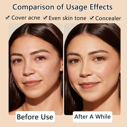 Sunscreen Airbrush Foundation Makeup Spray,SPF 35, Full Coverage Foundation for Mature Skin,Silky Mist Spray Makeup,Long Lasting Waterproof Concealer for Color Correction(#02 Beige)