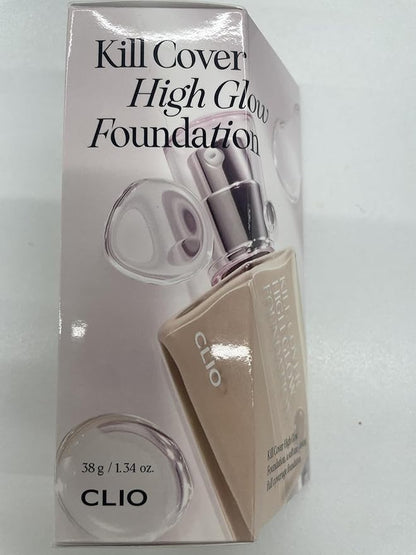CLIO KILL COVER HIGH GLOW FOUNDATION (2 LINGERIE, 1.3 Fl Oz)