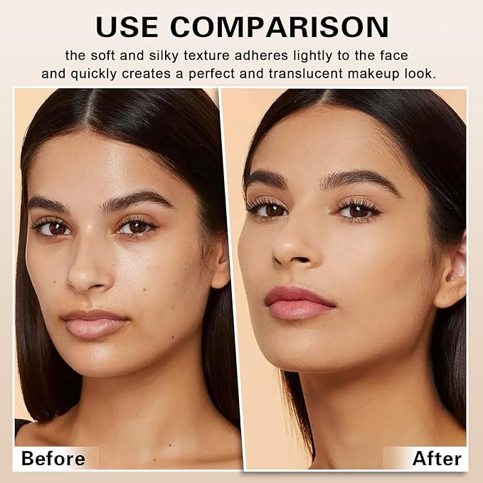 Airbrush Foundation with Primer,Silk Flawless Airbrush Makeup,Buildable Coverage with Anti-aging Formula,Moisturizing Foundation Makeup (02 Beige)