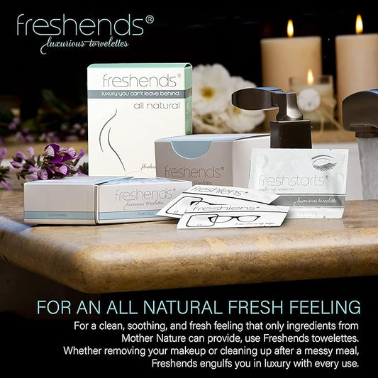 Freshstarts Makeup Remover Facial Cleansing Towelettes - Face Wipes, Facial Skin Care Products - Beauty & Travel Essentials for Women - 300 Pack