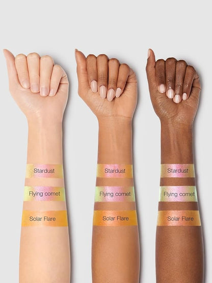SHEGLAM Chroma-Glow Bloom Liquid Highlighter Color Changing Gel Cream Multichrome Highlighter High-Shine Finish Long Wear Brightening Non-Caking-Flying Comet