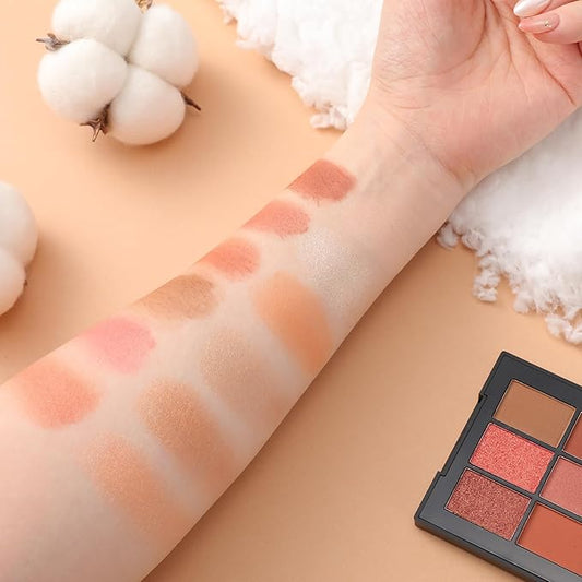 12 Colors Eyeshadow Palette Makeup Shades Nude Matte Shimmer Glitter Pigment, Pro Long Lasting&Waterproof Highlighting Makeup Palette,Ideal Gift(Twilight City)