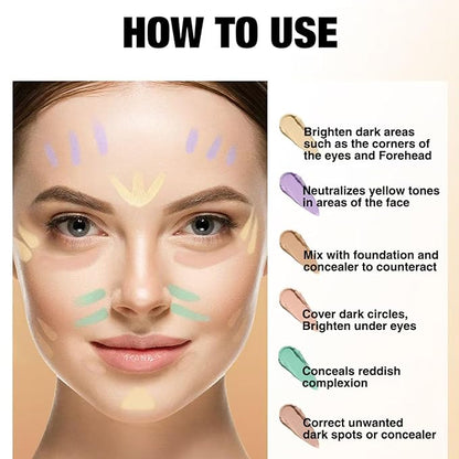 2 in 1 highlighter stick makeup Face Shaping Contouring Stick Natural Coverage Brightening Lightweight Moisturizing Long Lasting Waterproof # 04