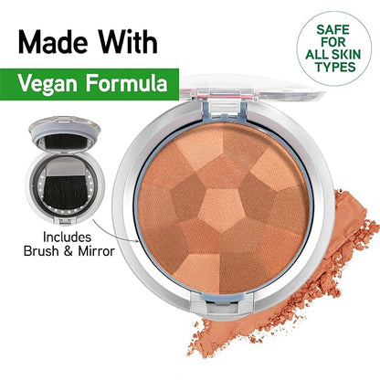 Physicians Formula Powder Palette Multi-Colored Blush Powder Blushing Natural, Dermatologist Tested