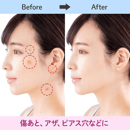 [CLASSE]Seal Concealer, Cover Up tape, Made in Japan, ultra-thin 0.015mm, different sizes, natural coverage, Waterproof,Sweatproof, for Hiding Tattoo and Scars,(B60 Warm Ocher, Round shape, 8 pieces)