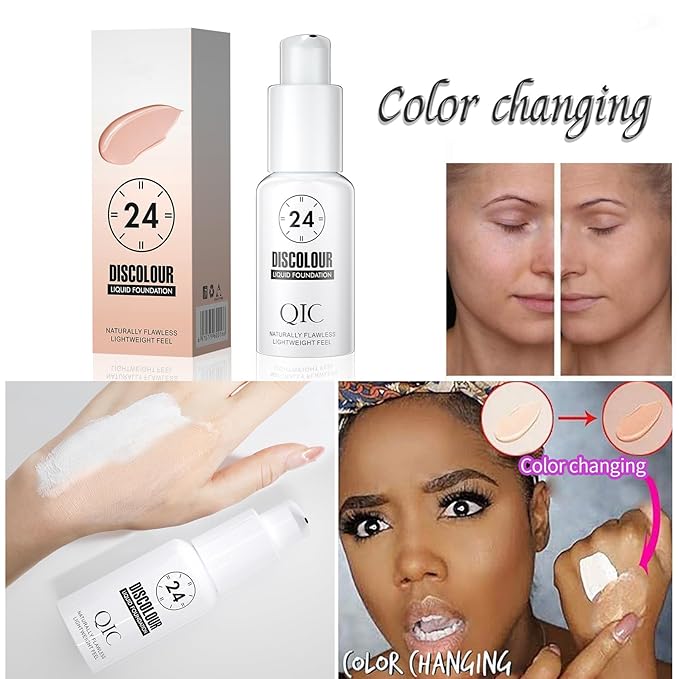 Concealer Moisturizing Gradient Foundation, Oil Control Long Lasting Waterproof Full Coverage Color Correcting Foundation