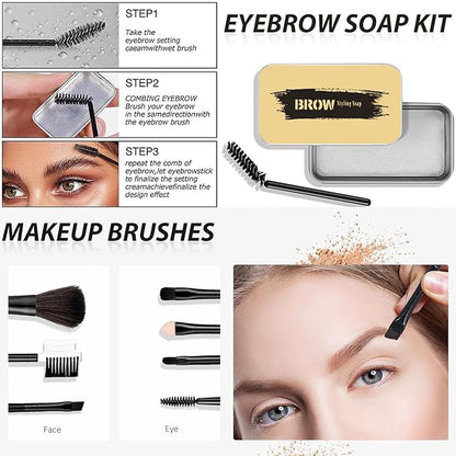 All in One Makeup Kit for Women Full Kit, Basic Cosmetics Kit for Beginner & Professionals, Eye Makeup Set Tween Girl, Make Up Kits for Teenagers, Makeup Gift Set for Girls, Women & Teens (Amber Pink)