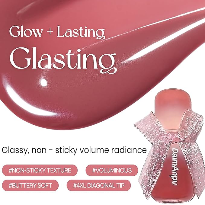 6Pcs Hydrating Lip Gloss Jelly Lipstick, Clear Oxygen Lip Glaze, Moisturizing & Plumping Water Lip Stain Waterproof Long Lasting Cute Makeup for Girls