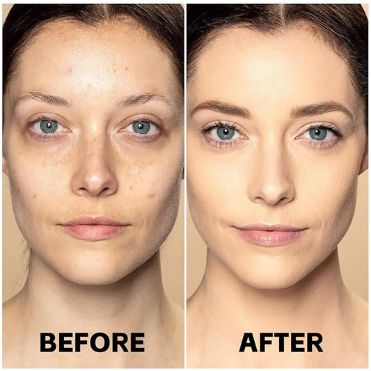 Boobeen Dual Ended Liquid Concealer Stick for Women, Natural Eye Concealer for Dark Circles，Long Lasting Foundation With Full Coverage Makeup