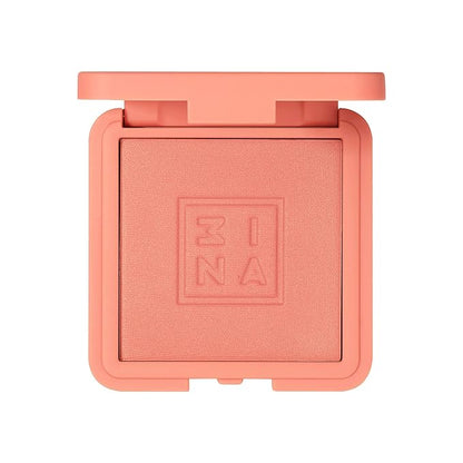 3INA The Blush 212 - Natural, Light Mineral Powder Blush For Sensitive Skin - Blendable, Buildable Rouge To Give Skin A Pigmented, Dewy Glow - Vegan, Cruelty Free, Eco Friendly Blush Makeup - 0.26 Oz