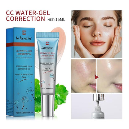 CC Water-gel Correction Cream With Centella - Complexion Correcting gel - Lightweight & Hydration Skin, Non-Greasy - Soothes and Moisturizes skin, Even Skin Tone (Transparent)