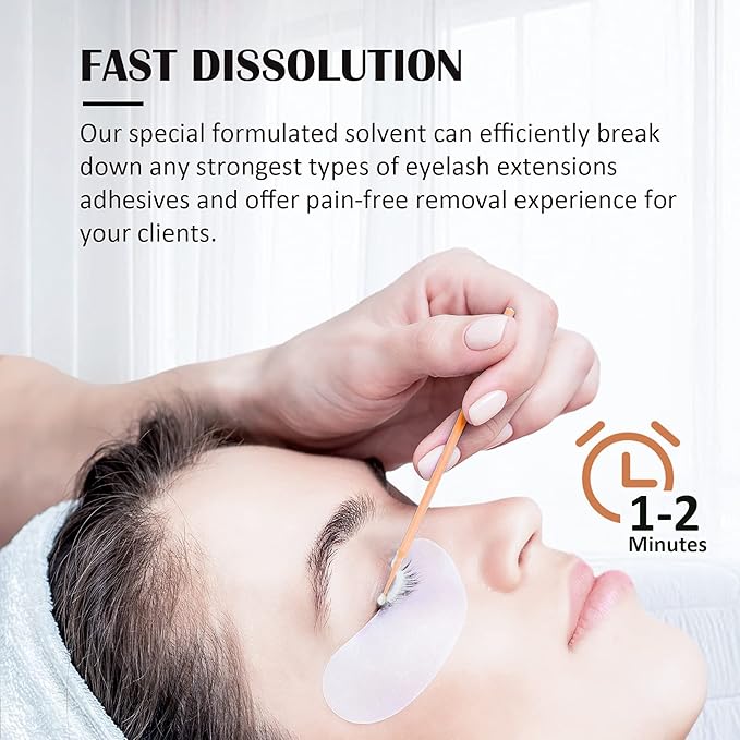 Eyelash Extension Remover Cream - 10ml Coconut Scent Eyelash Adhesive Remover, Lash Extension Glue Remover