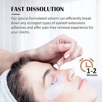 Eyelash Extension Remover Cream - 10ml Coconut Scent Eyelash Adhesive Remover, Lash Extension Glue Remover