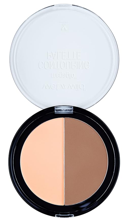 wet n wild MegaGlo Contour Palette, Dulce De Leche | Contouring Powder Face Kit | Flawlessly Sculpted Face (Pack of 2)