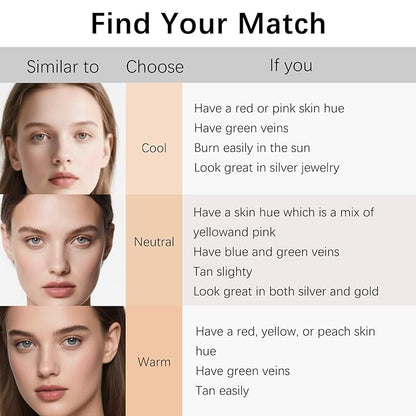 Cushion Foundation Dewy Finish, Natural Coverage,Pack of 1,Glass Skin, Long-Lasting, Lightweight, Buildable Coverage(21#Neutral, 0.49ounce)