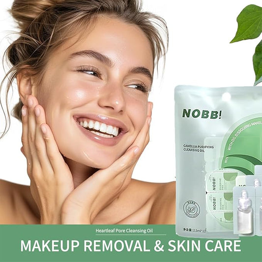 24PCS Individually Cleansing Oil, Mini Face Makeup Pore Cleansing, Speedy & Deep & Gentle Face Cleanser, Facial Oil Cleanser, Travel Size Makeup Remover